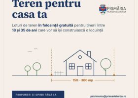 Teren pentru casa ta: consultare publică pentru tinerii din Turda